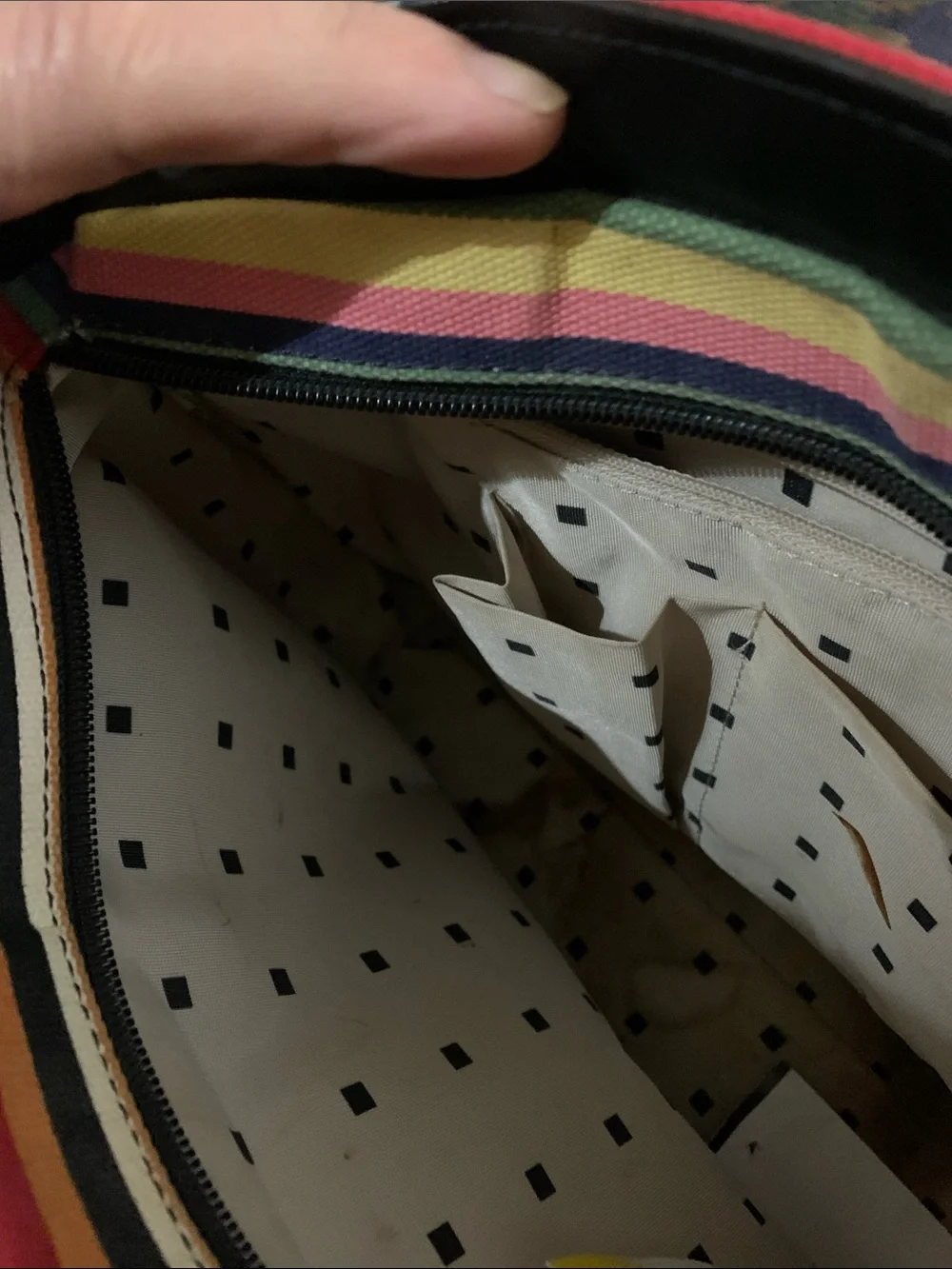 Vintage Kate spade rainbow tote bag